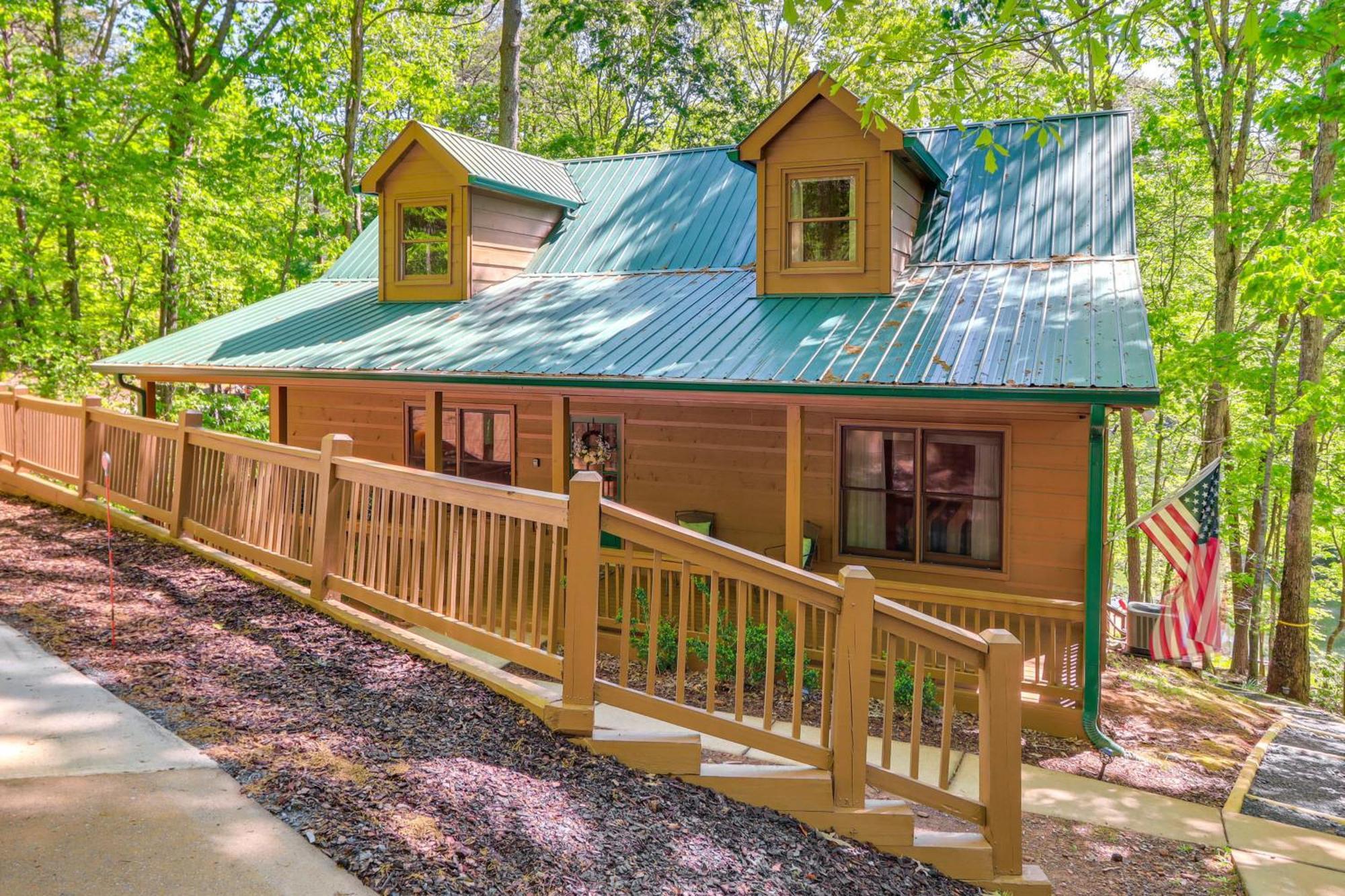 Lakeside Cabin Game Room, Dock, Orchard, Wineries Ellijay Εξωτερικό φωτογραφία