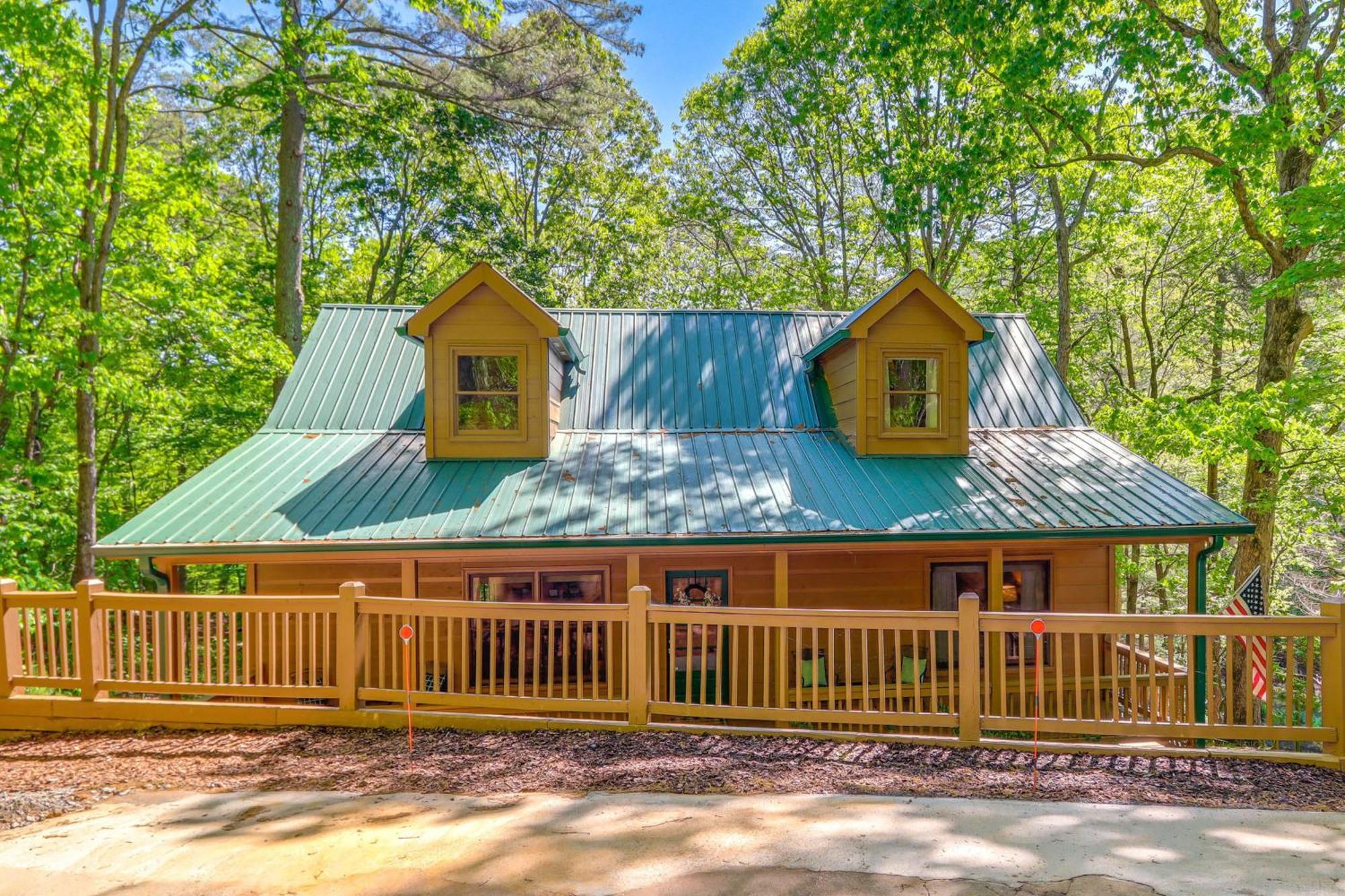 Lakeside Cabin Game Room, Dock, Orchard, Wineries Ellijay Εξωτερικό φωτογραφία