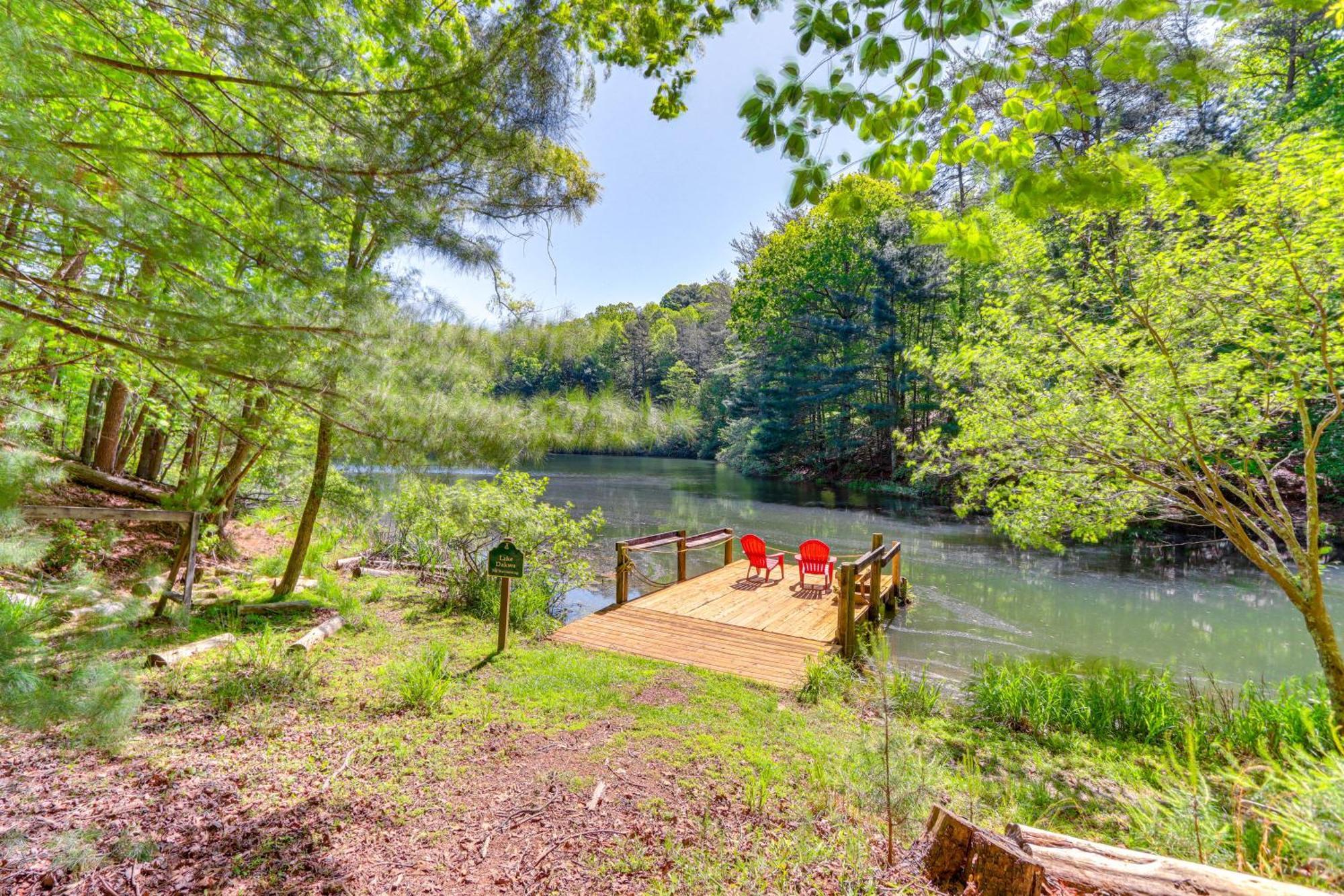 Lakeside Cabin Game Room, Dock, Orchard, Wineries Ellijay Εξωτερικό φωτογραφία